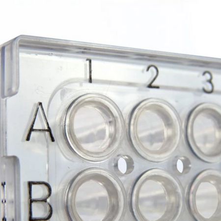 framestar_96_well_semi-skirted_pcr_plate_with_upstand_abi_style_(various_colours)_premier_scientific_clear_side