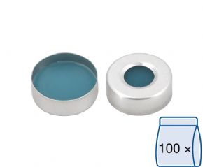 Macherey-Nagel N20 Aluminium Crimp Closures with Silicone/PTFE Septa