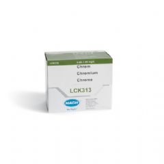 Hach LCK313 Chromium (III and VI) cuvette test 0.03-1.0 mg/L Cr, 25 tests