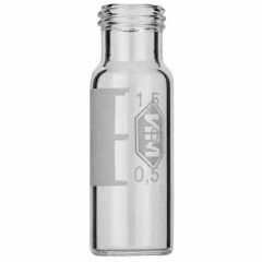 Macherey-Nagel N9 1.5mL Silanized Clear Glass Screw Neck Vial with Label