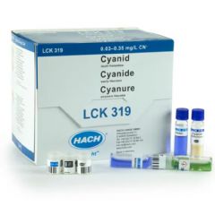 Hach LCK319 Cyanide (easily liberatable) cuvette test 0.03-0.35 mg/L CN?, 24 tests