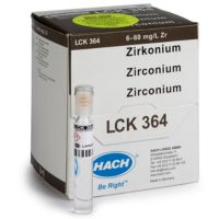HACH LCK364 Zirconium cuvette test, 6-60 mg/L Zr, 25 tests